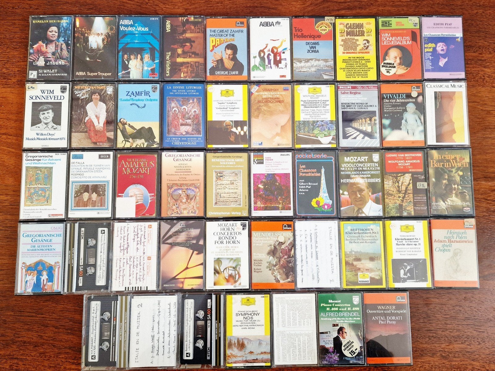 Set van 42 Vintage Muziekcassettes, Cd's en Dvd's, Ophalen of Verzenden, Gebruikt