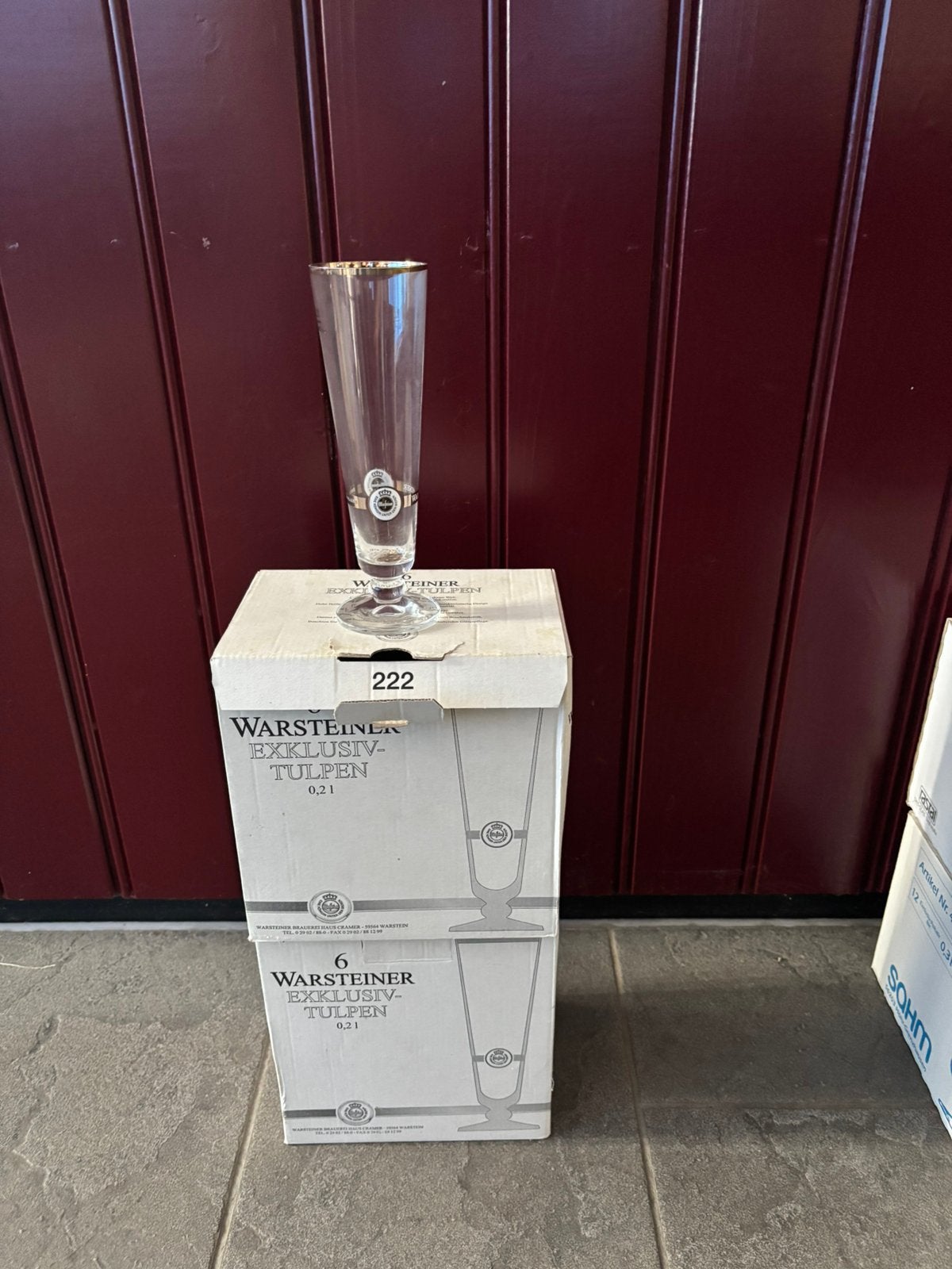 Warsteiner glazen 12 stuks, Ophalen, Nieuw, Overige typen