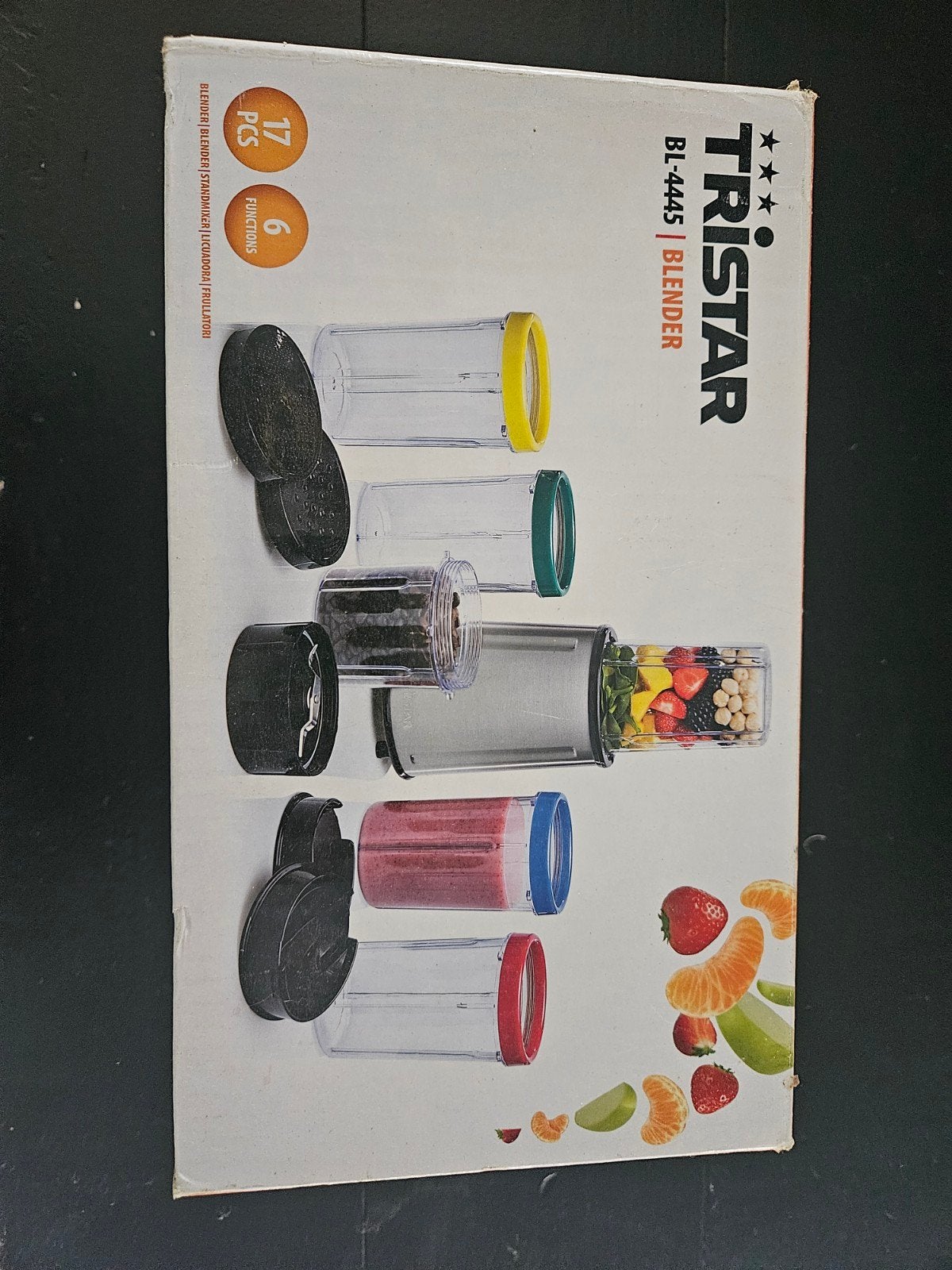 Tristar BL-4445 Blender - 17-delig met 6 functies, Ophalen of Verzenden, Nieuw, Blender