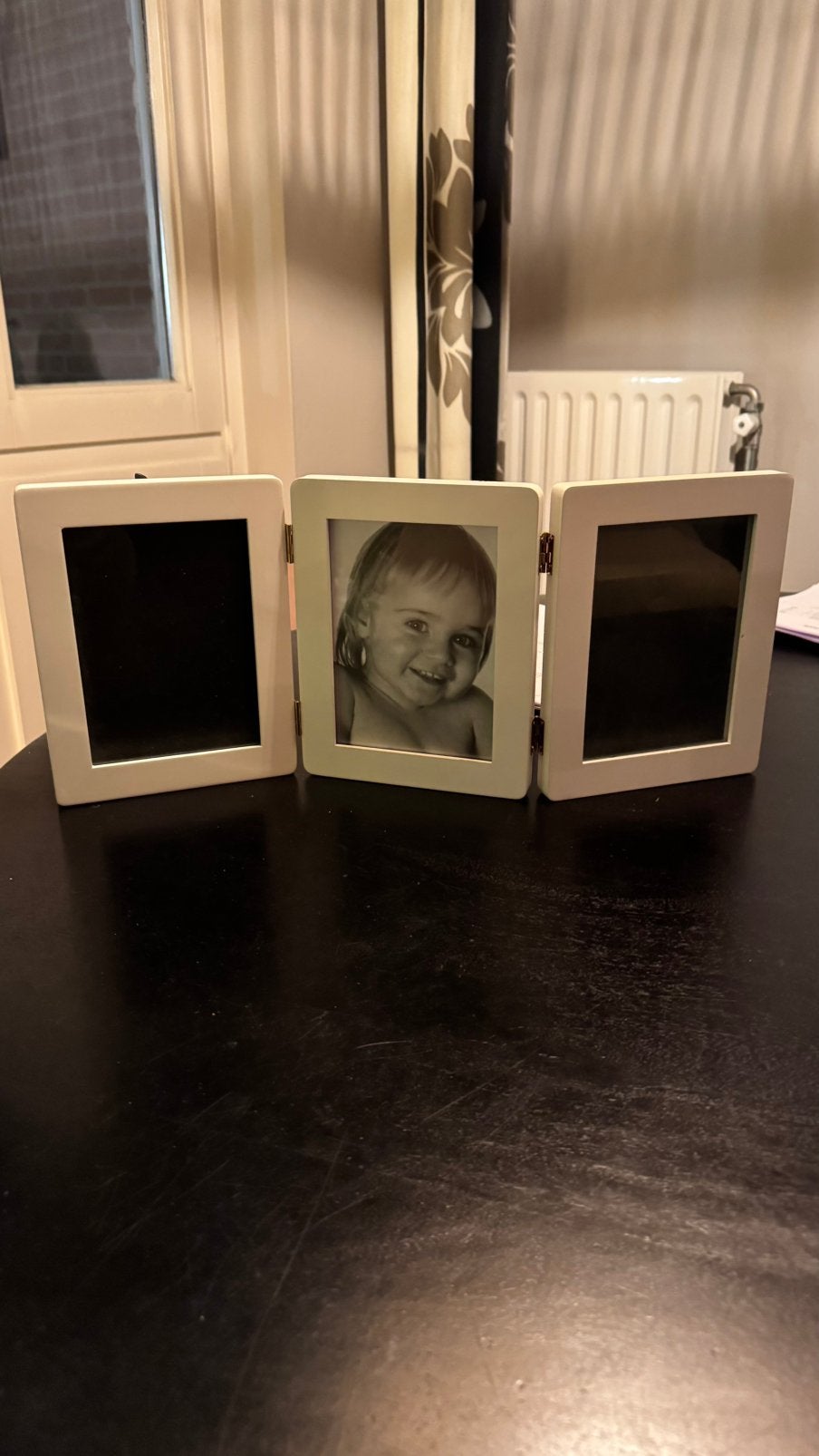 Nieuw 3 luik foto lijst 50x21, Nieuw, Ophalen of Verzenden, Wissellijst, Voor meerdere foto's