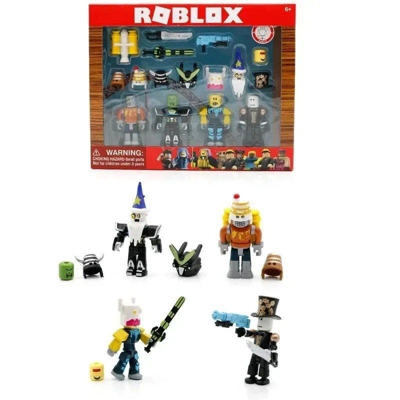 Roblox figuren set 4 stuks Robot Wereldkampioen in doos, Ophalen of Verzenden, Nieuw