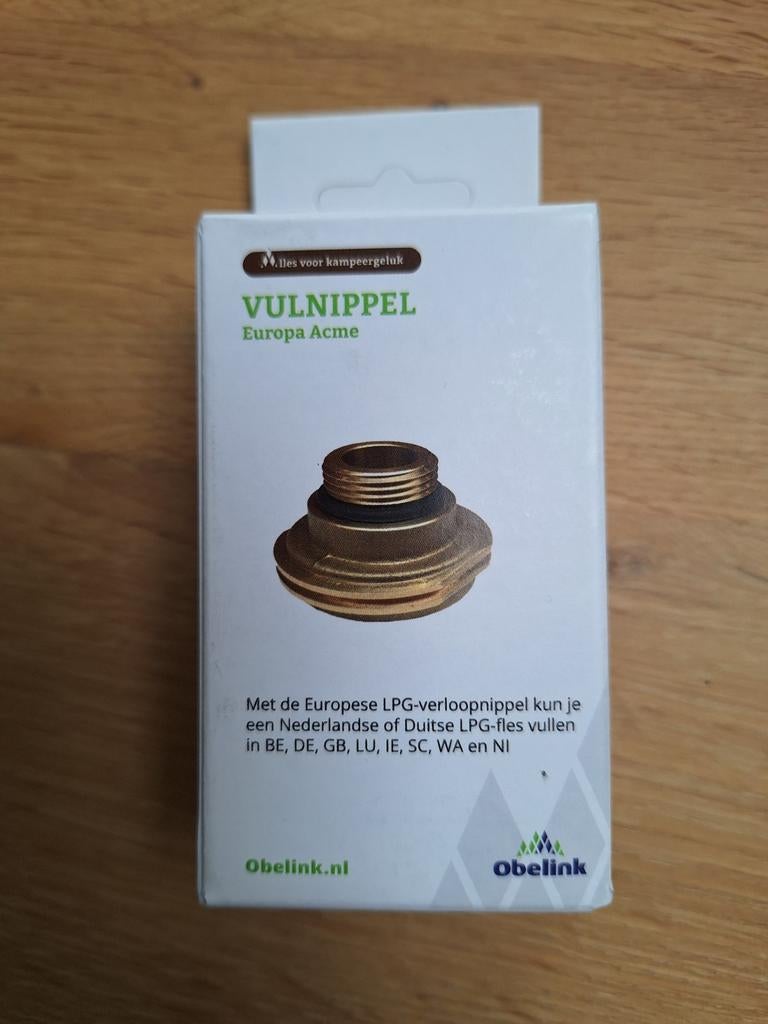 LPG Vulnippel Europa Acme - NL/DE naar BE/LU/GB, Caravans en Kamperen, Ophalen of Verzenden, Nieuw