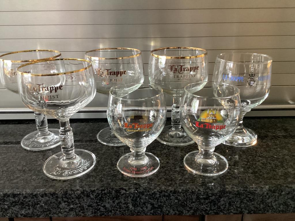 Div.bierglazen oa La trappe ,kastee,Leffe,Chouffe,Affligem,g, Verzamelen, Biermerken, Ophalen of Verzenden, Zo goed als nieuw