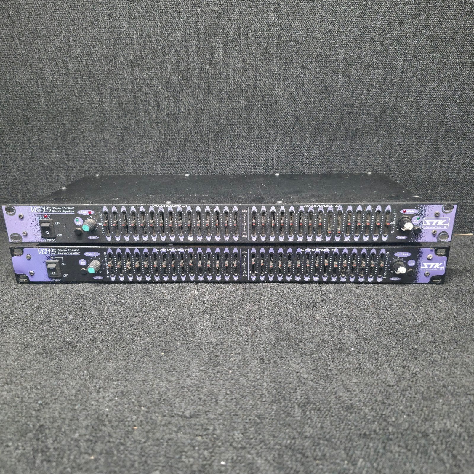 STK VQ-15   equalizer  1HE    2x, Muziek en Instrumenten, Effecten, Gebruikt, Equalizer, Ophalen of Verzenden