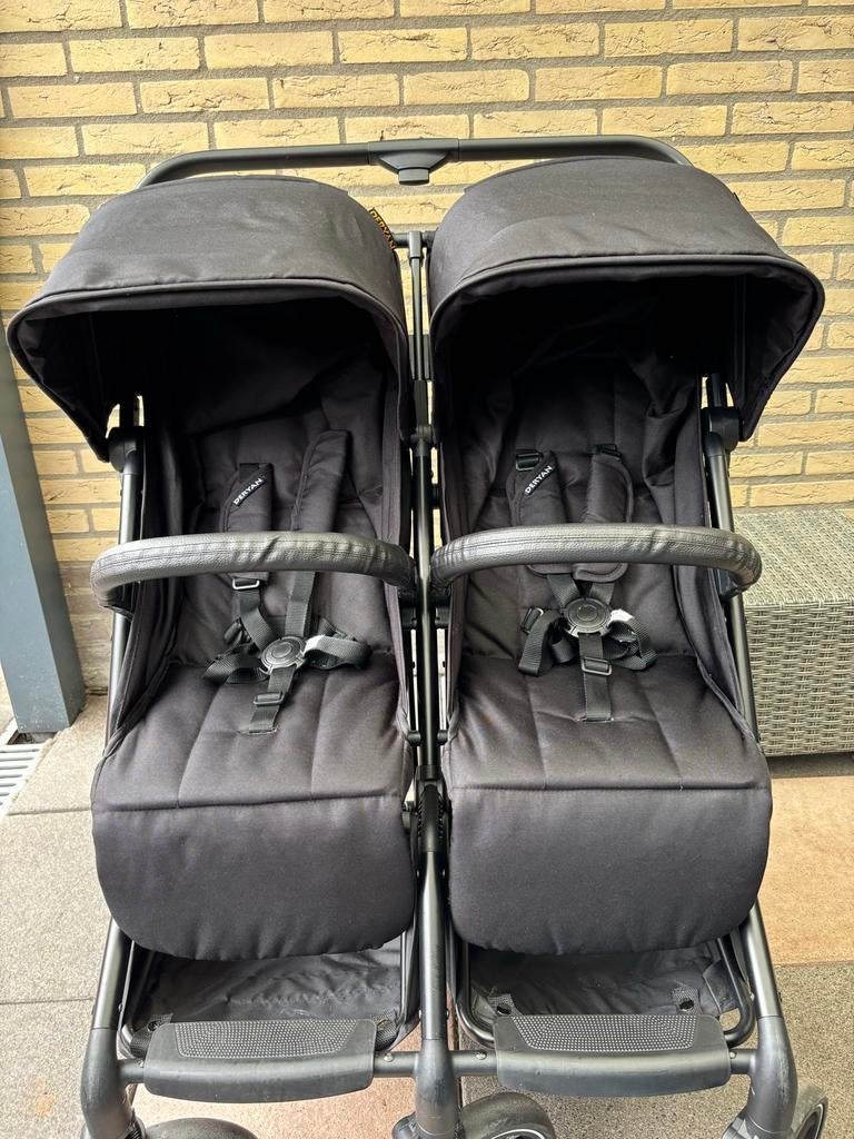 Deryan Luxe XP Twin Buggy - Zo goed als nieuw, met garantie, Kinderen en Baby's, Tweelingen en Meerlingen, Ophalen, Zo goed als nieuw