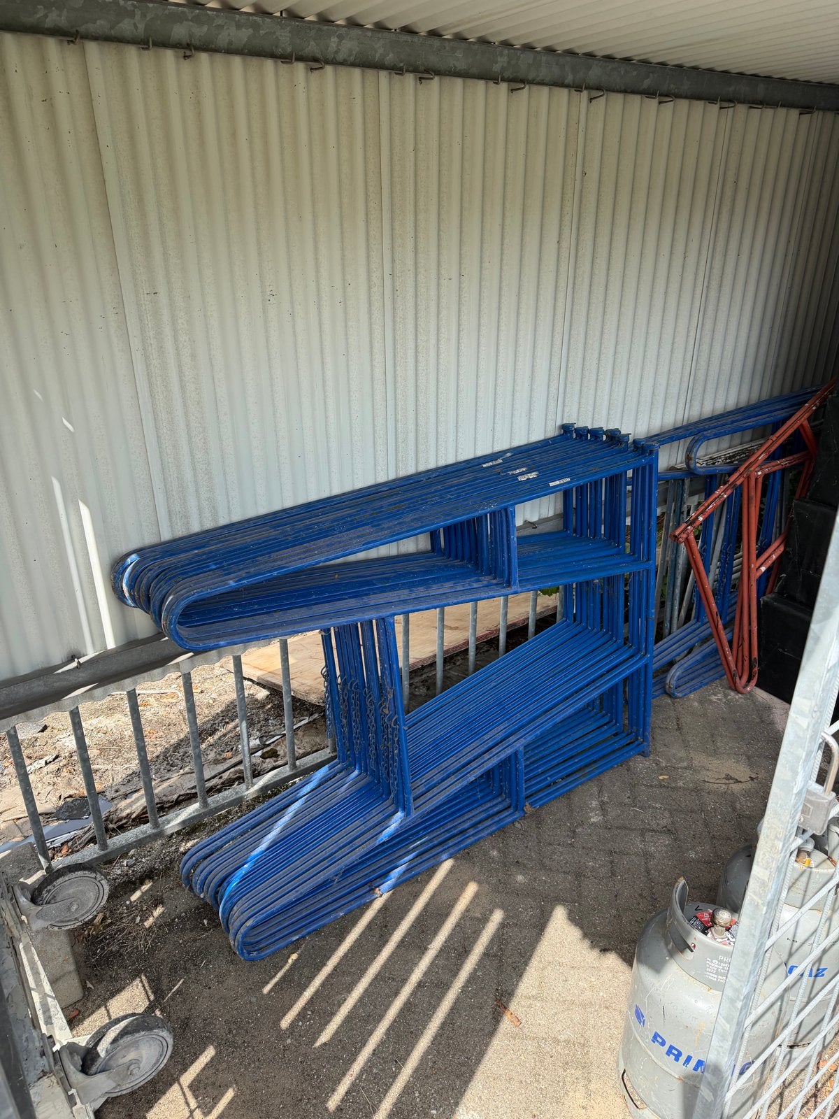 10x Zo goed als nieuwe metsel schragen 150 x 114 cm, Ophalen, Zo goed als nieuw, Overige typen, Minder dan 2 meter