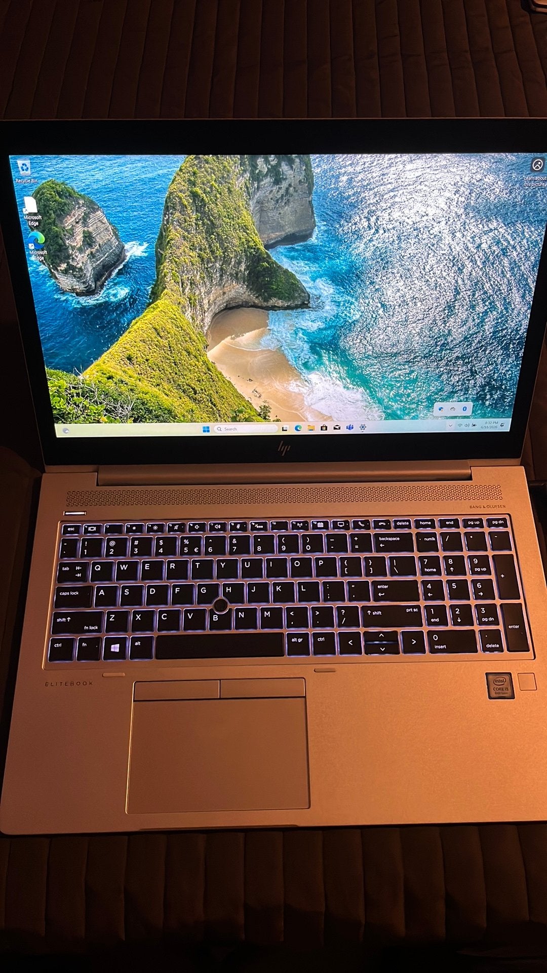 HP ELITEBOOK 850 G6 / Intel Core i5 -8265U / 8Gb / 256GB SSD, Computers en Software, Windows Laptops, Zo goed als nieuw, 15 inch