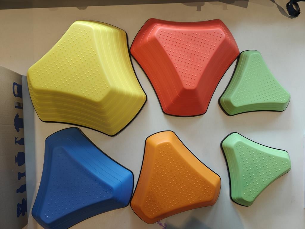 Set van 6 kleurrijke stapstenen voor kinderen, Ophalen of Verzenden