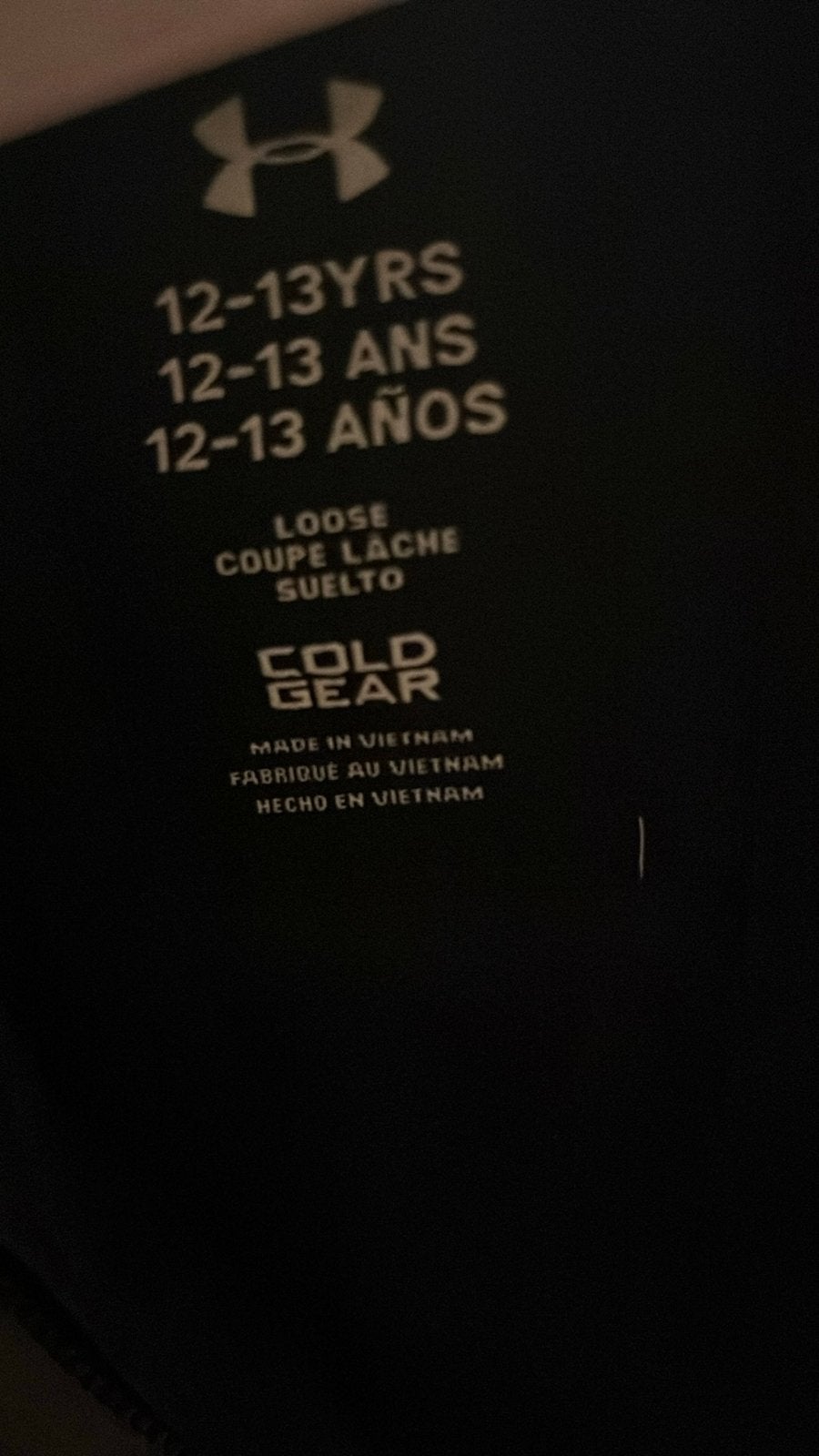 Under Armour ColdGear Pufferjack voor jongens 12-13 jaar, Ophalen, Gebruikt, Jongen