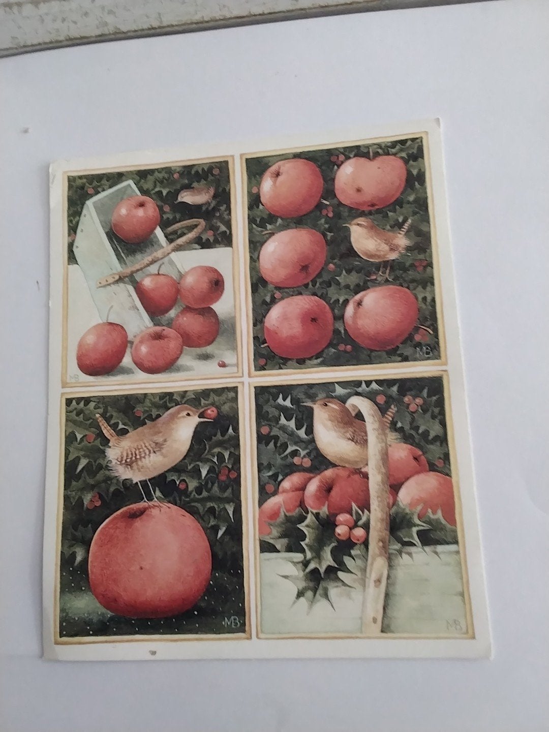 Ansichtkaart Marjolein Bastin - Appels en vogels (1993), Ophalen of Verzenden