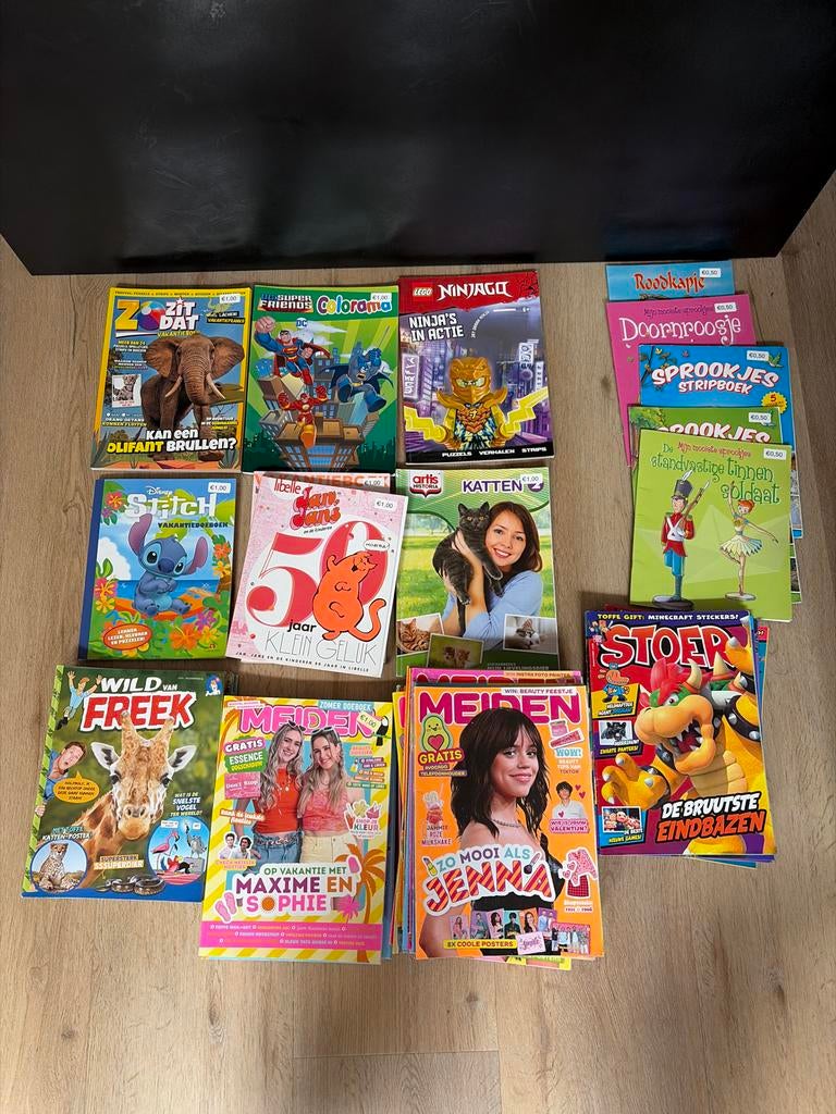 Grote collectie kinderbladen en sprookjesboeken, Boeken, Tijdschriften en Kranten, Ophalen, Gelezen, Overige typen