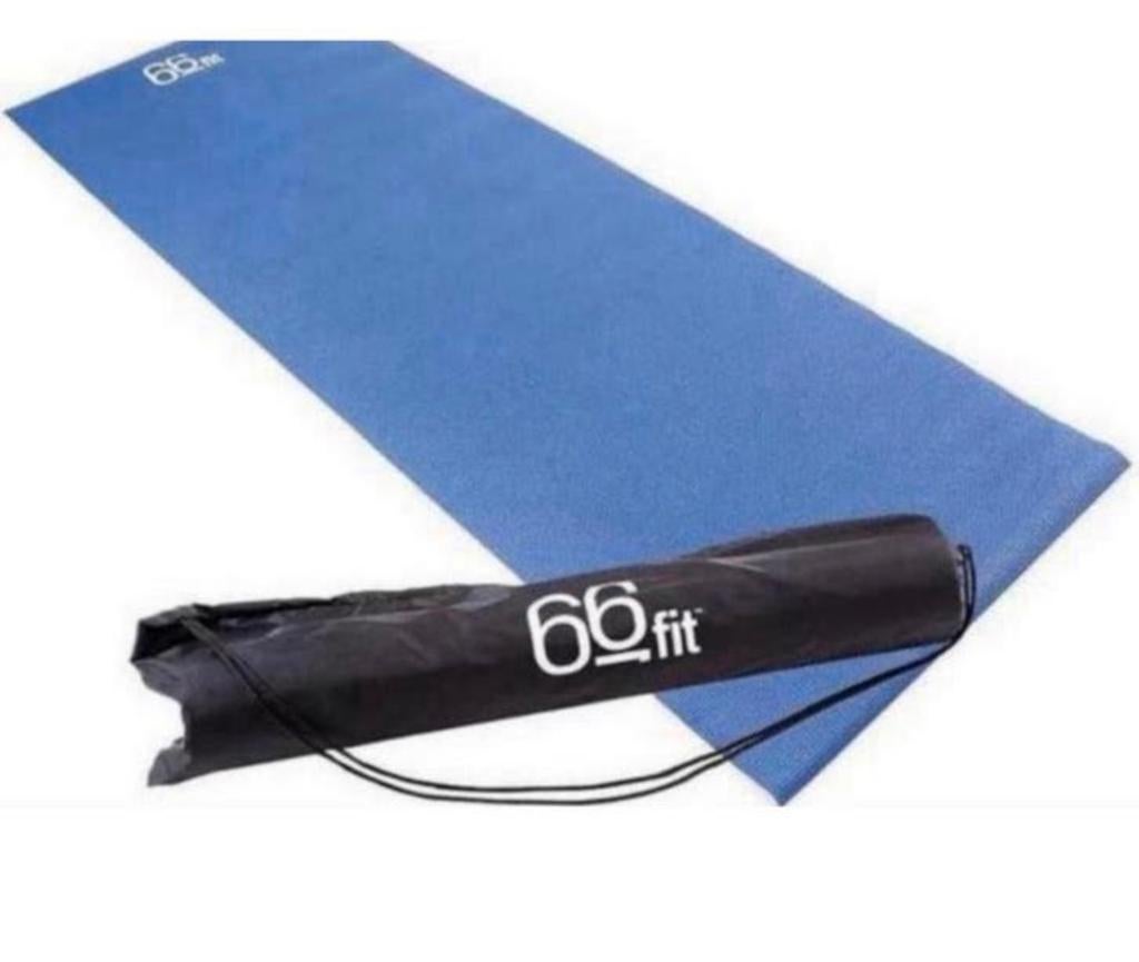 66FIT Yogamat 173 x 60 cm aerobics, yoga, pilates, gym + Tas, Nieuw, Ophalen of Verzenden, H, H