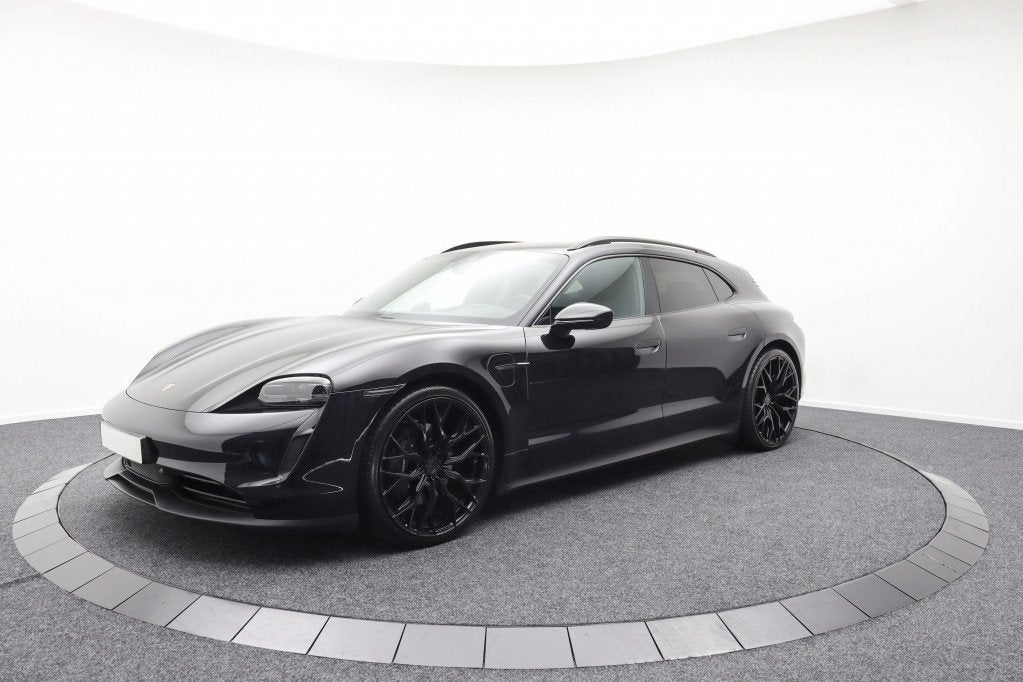 Porsche Taycan Sport Turismo | 'NIEUWSTAAT' | Vol | Accu+, Auto's, Automaat, Dealer onderhouden, Achterwielaandrijving, Zwart