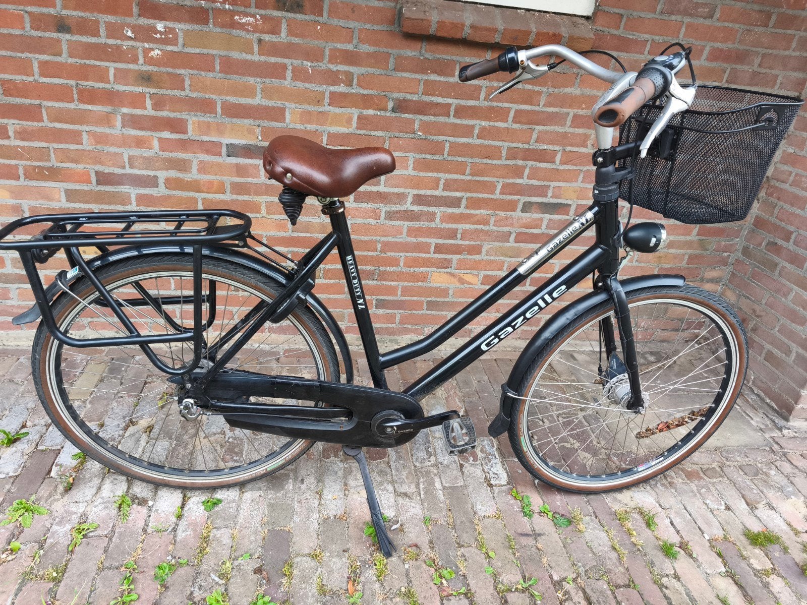 Gazelle Damesfiets 28 inch, Velgrem, Versnellingen, Ophalen of Verzenden, Gazelle