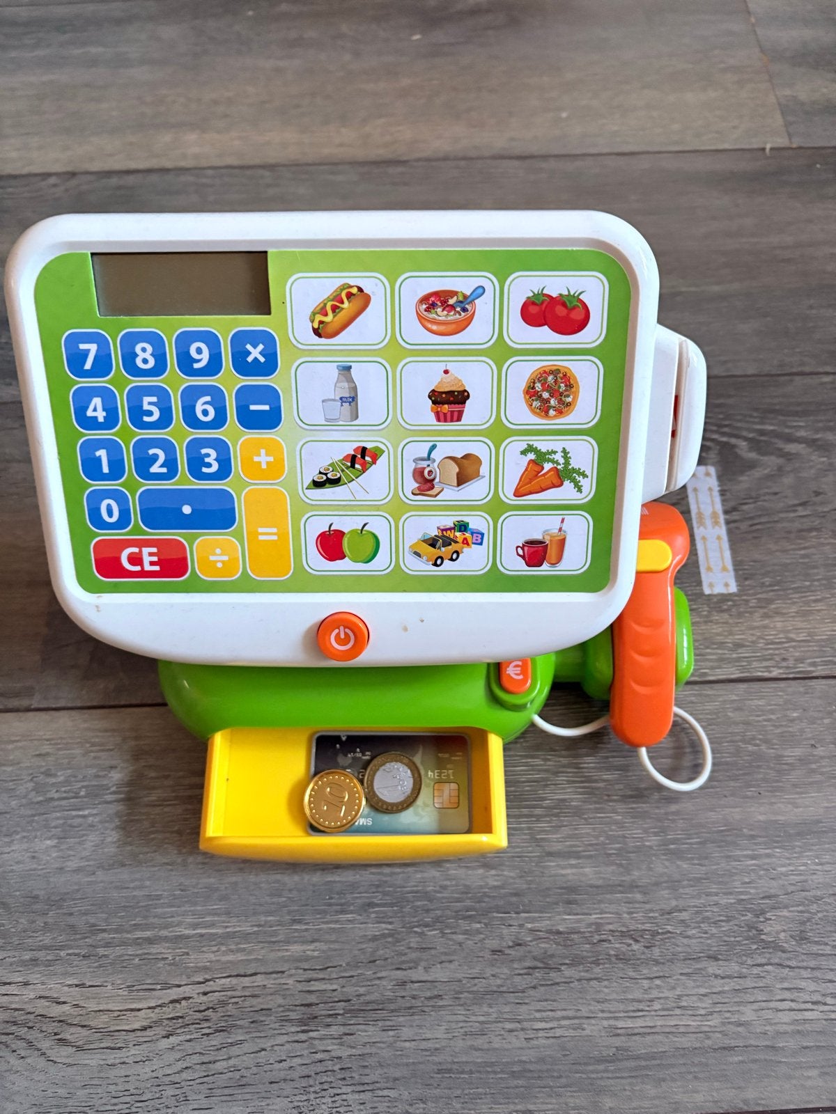 Speelgoedkassa met handscanner en speelgeld, Ophalen, Gebruikt, Jongen of Meisje