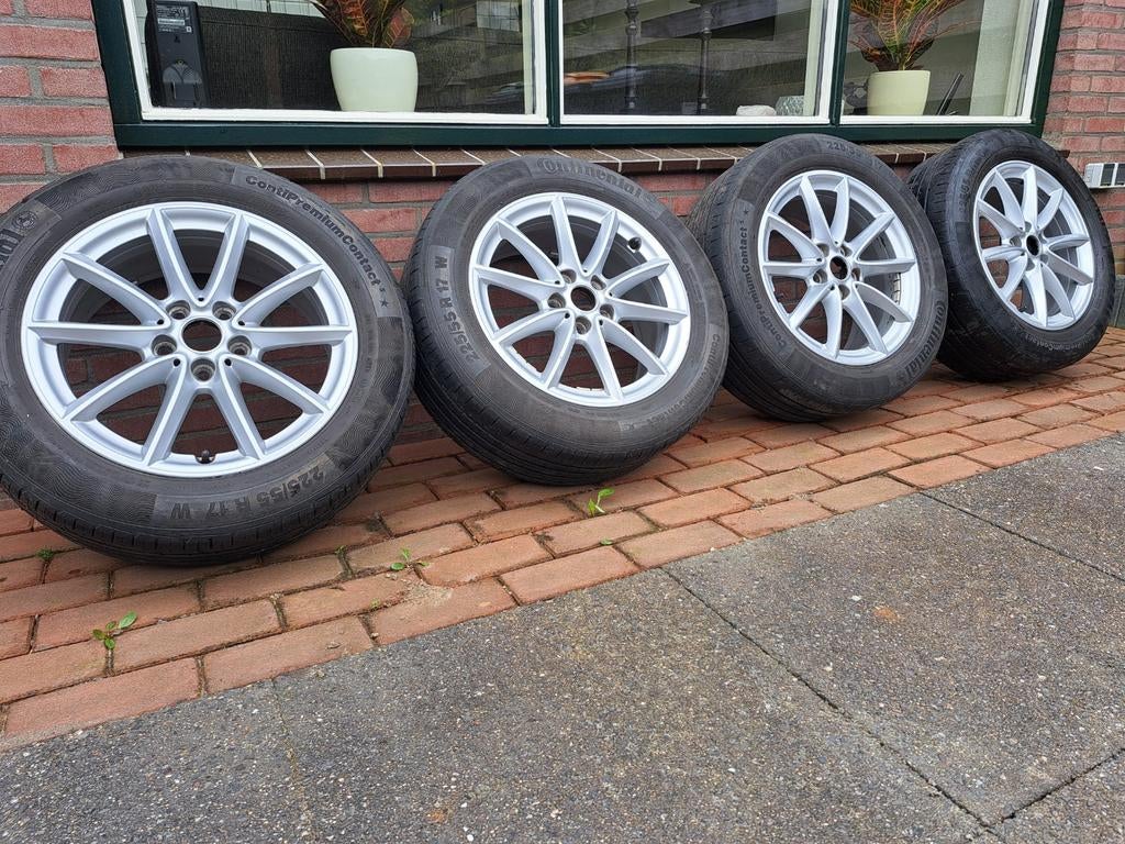 BMW 4x aluminium velgen, Ophalen, Gebruikt, Banden en Velgen, 17 inch