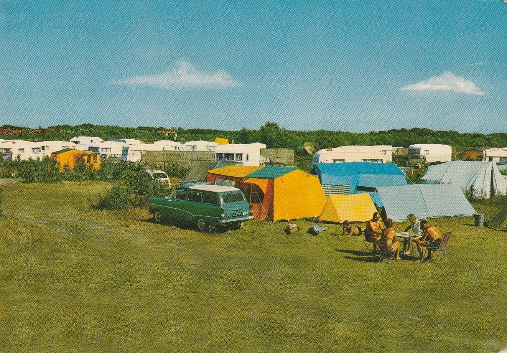Renesse   camping   Schouwen, Ophalen of Verzenden, 1940 tot 1960, Gelopen, Zeeland
