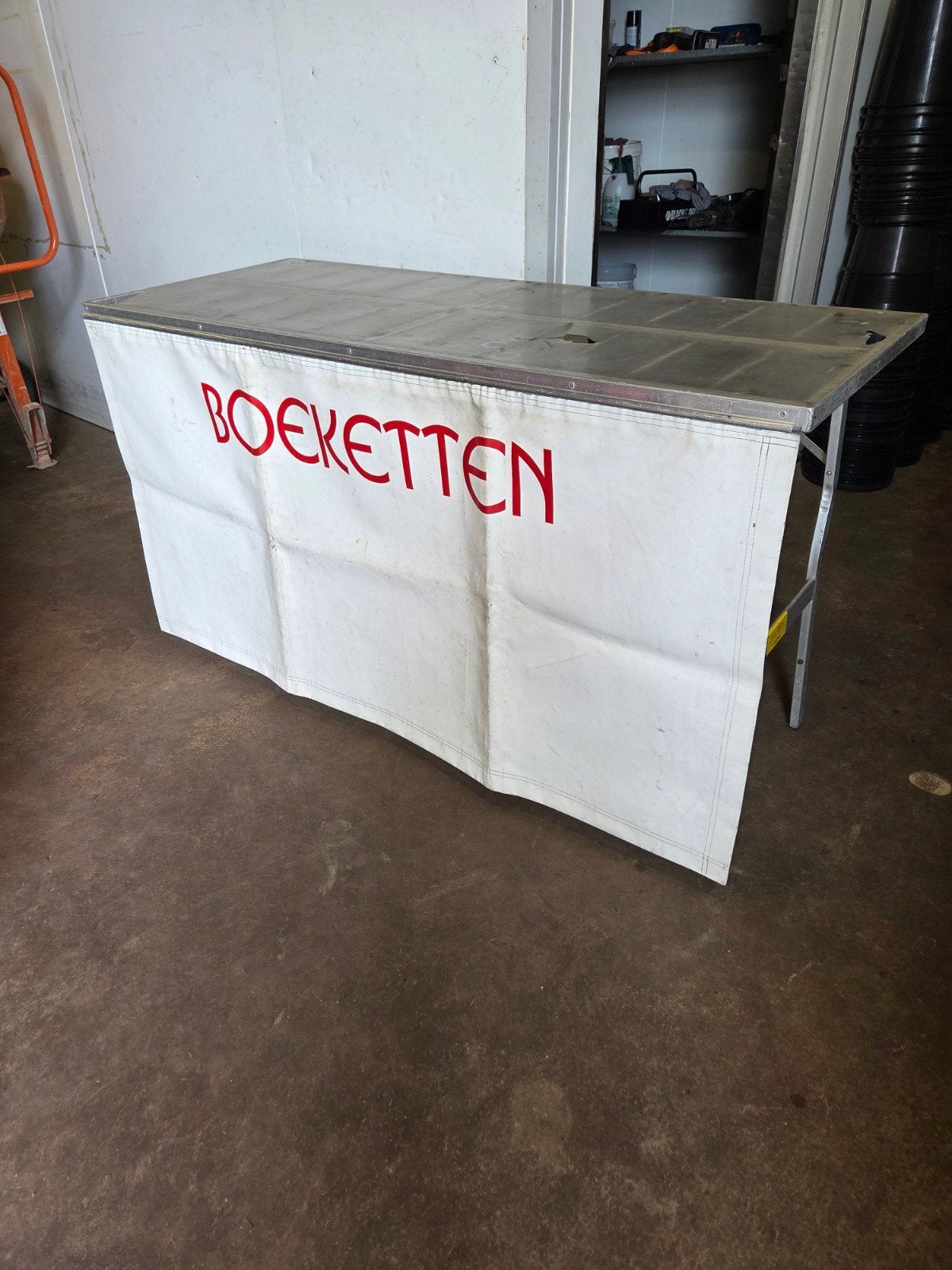 Uitklapbare aluminium tafels, Ophalen of Verzenden, Rechthoekig, 50 tot 100 cm, 50 tot 100 cm