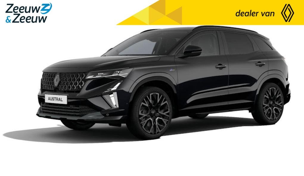 Renault Austral (Zeeuw & Zeeuw Private Lease Actie v.a. €, Auto's, Euro 6, 1199 cc, Zwart, Bedrijf