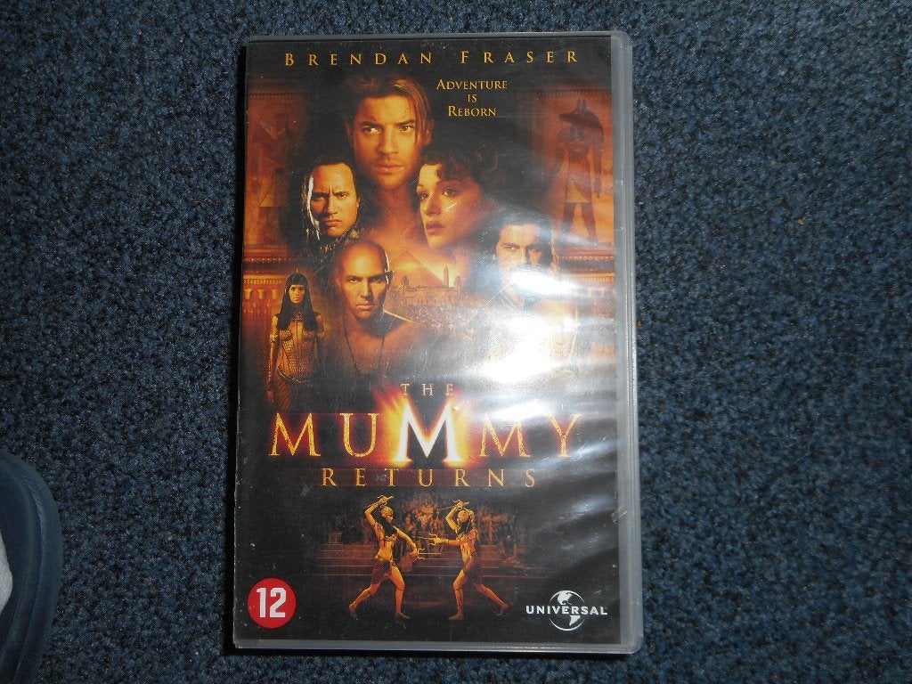 THE MUMMY! Avonturen Speelfilm met B.Fraser Op VIDEO!, Verzenden, Zo goed als nieuw, Actie en Avontuur, Vanaf 12 jaar