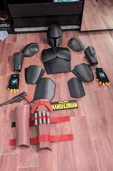 volledige mandalorian cosplay!, Verzamelen, Star Wars, Hengelo OV, Nieuw, Ophalen of Verzenden, Replica