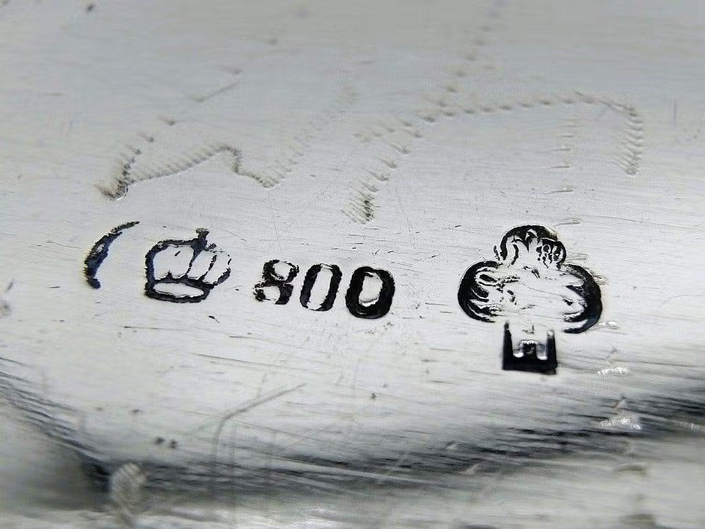 Zilveren geboortebeker, Storck & Sinsheimer, Hanau Duitsland, Antiek en Kunst, Verzenden, Zilver