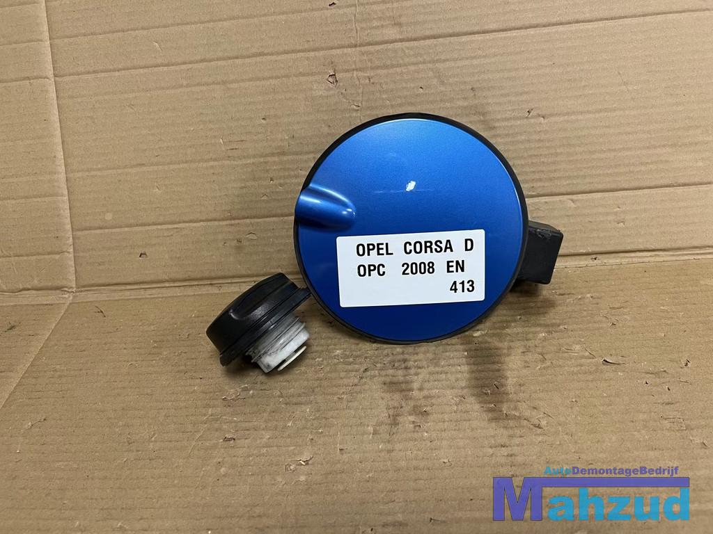 OPEL CORSA D BLAUW Z291 OPC VXR tankklep 2006-2015, Gebruikt, Opel Automobile GmbH, Ophalen of Verzenden, Kontakt@opel-infoservice.de