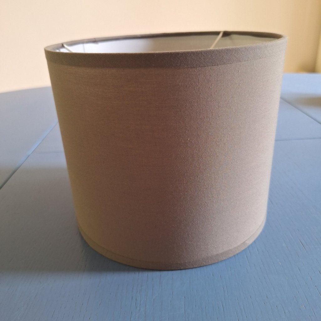 lampenkap - taupe - diameter 20 cm - merk HomeSweetHome, Gebruikt, Rond, Ophalen of Verzenden, 20 cm