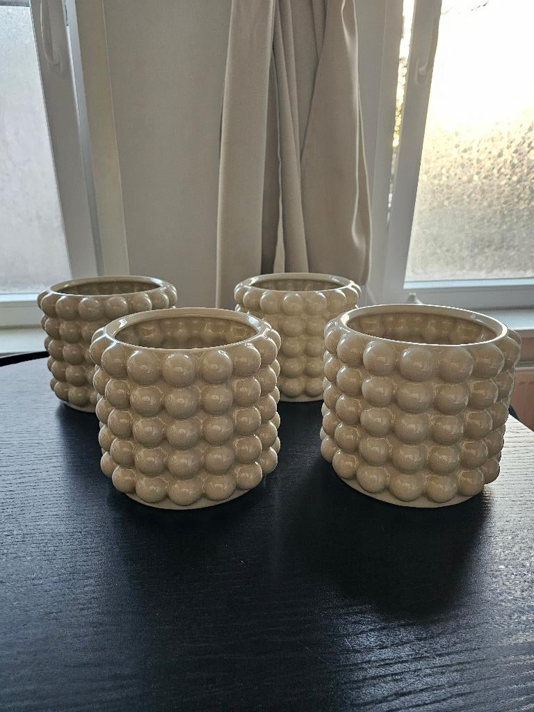 H&M Home Bubble Plantpots Plantenpotten, Ophalen, Overige materialen, Rond, Zo goed als nieuw