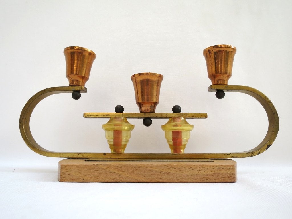 Art Deco - kandelaar, Antiek en Kunst, Verzenden, Overige materialen