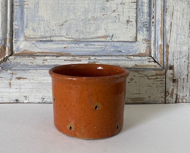 Grote oude Franse geiten kaasmal terracotta, Antiek en Kunst, Ophalen of Verzenden