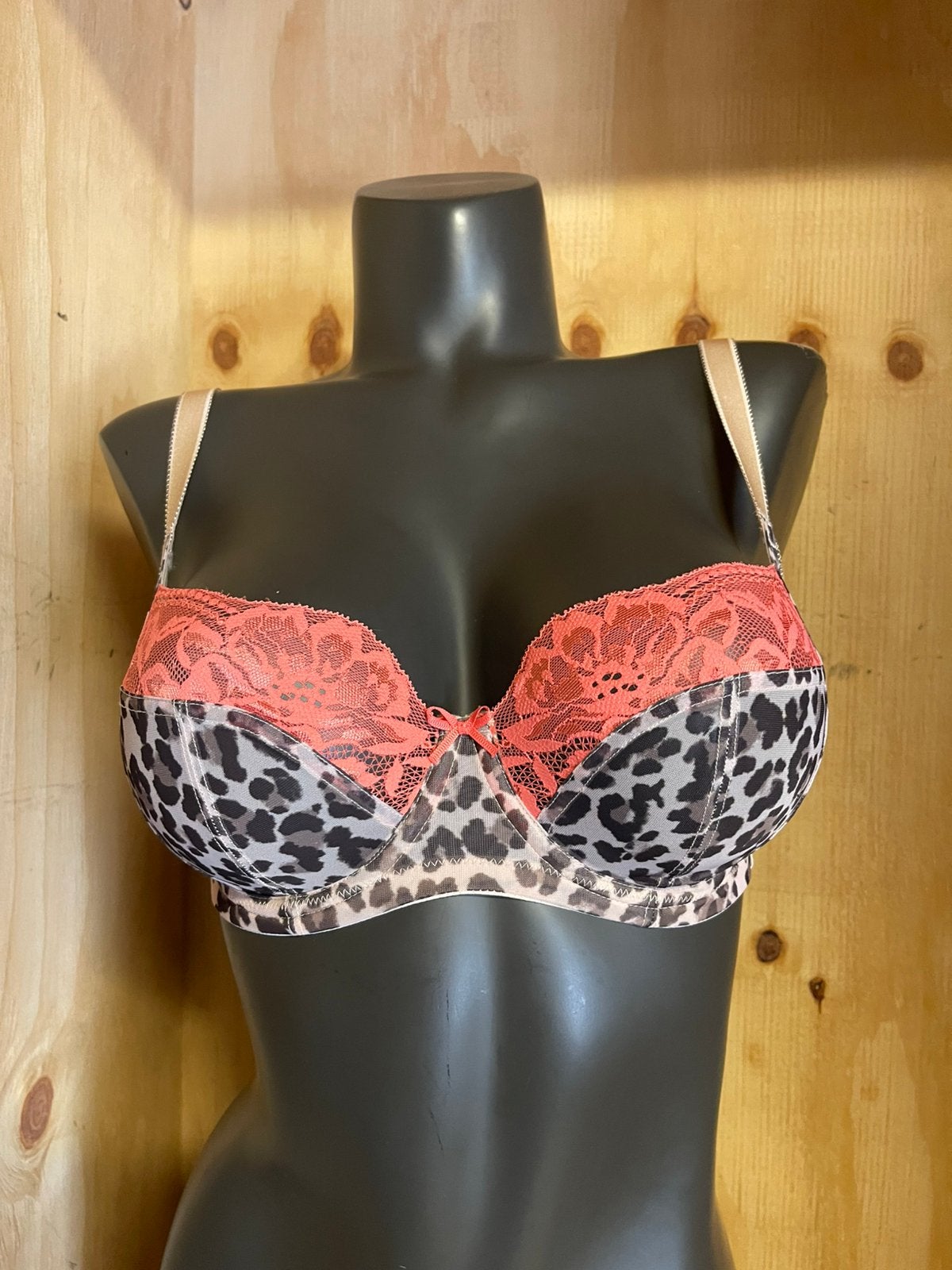 Panache bh maat eu 65e en 65f model nina, Verzenden, Beige, BH