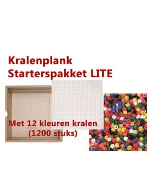 Starterspakket kralenplank, 1200 cilinderkralen., Verzenden, Zo goed als nieuw, Ontdekken