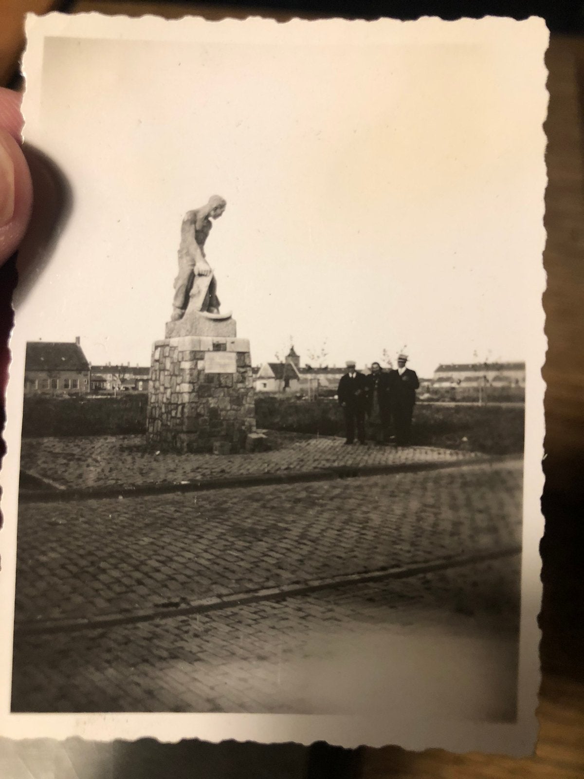 Foto standbeeld De Waaier Wieringerwerf, Verzenden, 1940 tot 1960, Noord-Holland