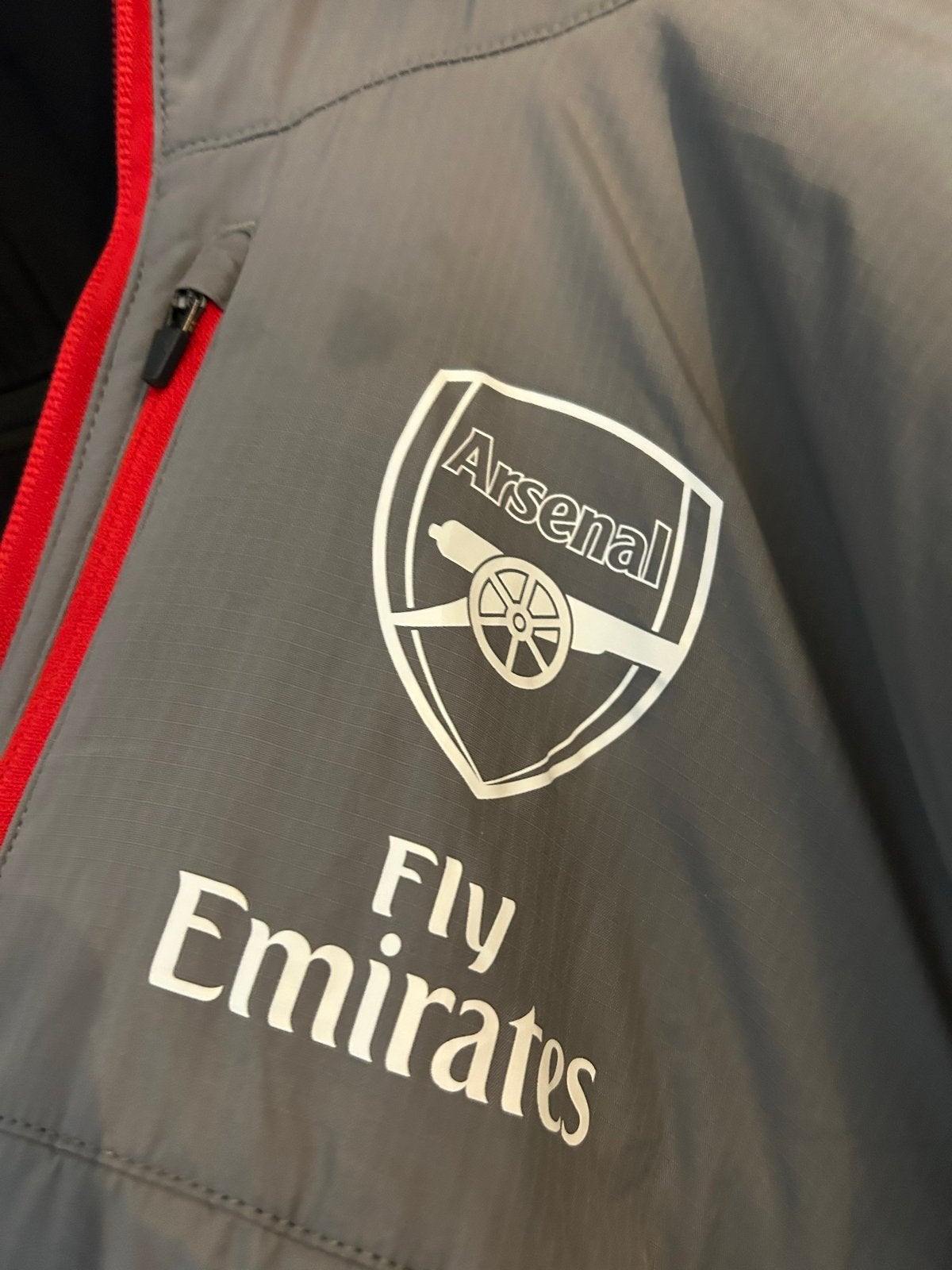Vintage Arsenal dubbelzijdige jas - Snel weg!, Ophalen of Verzenden, Gedragen, Overige maten, Meerkleurig