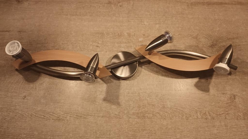 Plafondlamp, Huis en Inrichting, Ophalen, Gebruikt, Hout