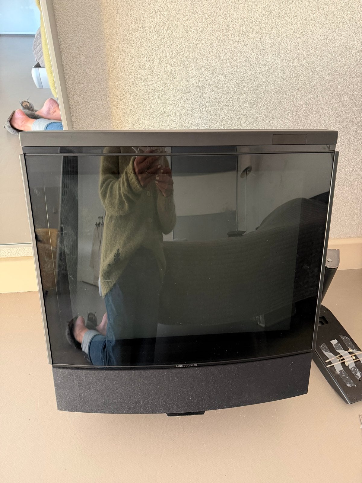 Bang & Olufsen BeoVision MX4200 CRT TV met muurbeugel, Overige merken, Gebruikt, 50 Hz, Ophalen of Verzenden
