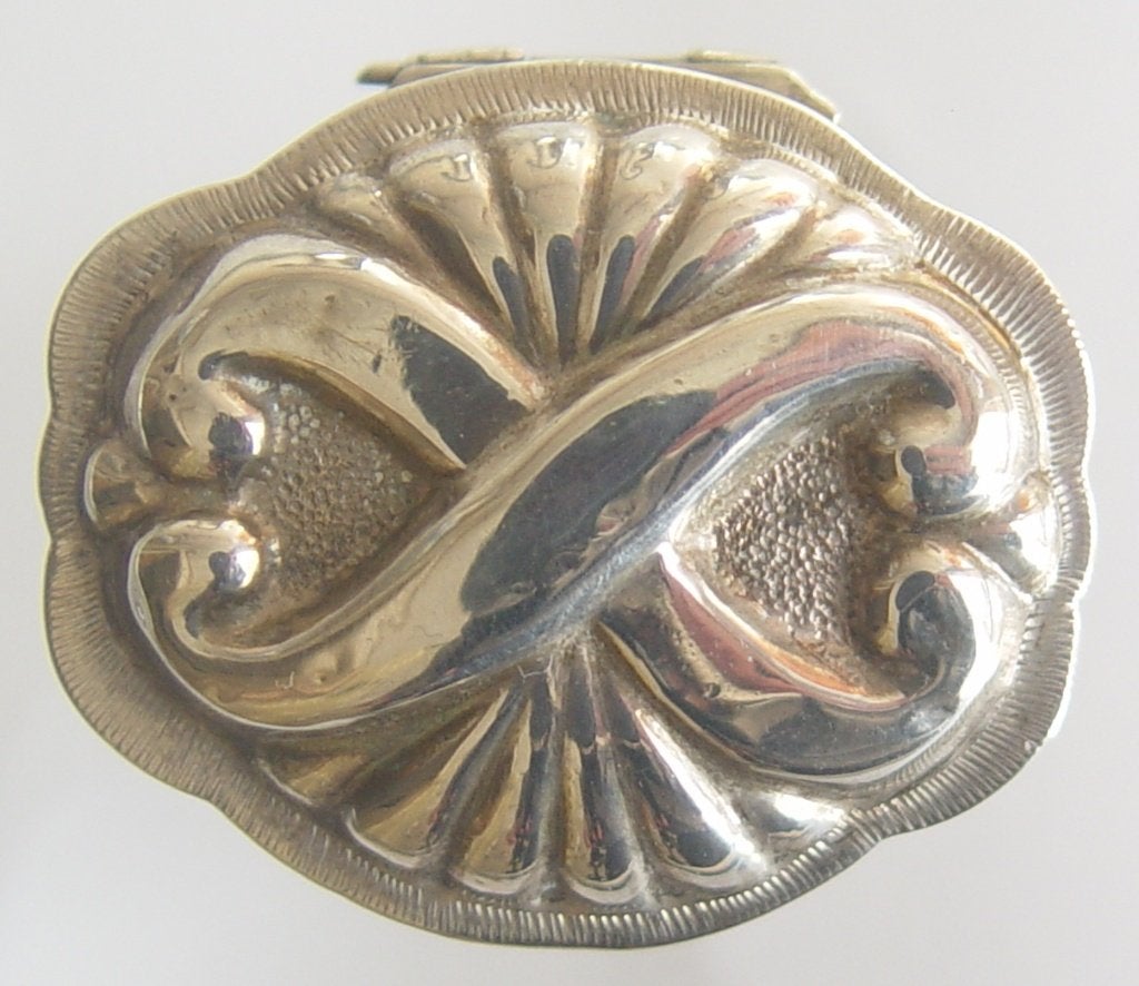 Lodereindoosje, Hollands antiek, zilver. 110,00 euro., Verzenden, Zilver