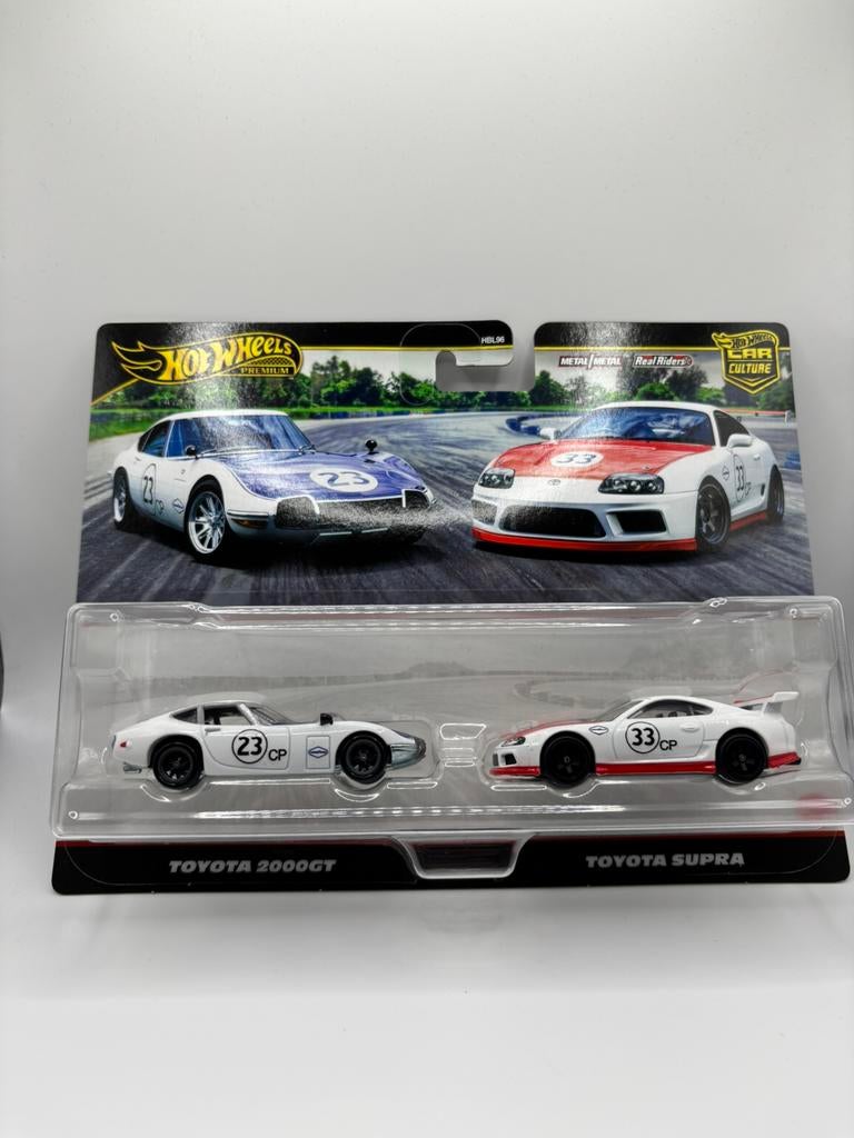 Hot wheels 2 pack Toyota supra & 2000GT, Ophalen of Verzenden, Zo goed als nieuw, Auto