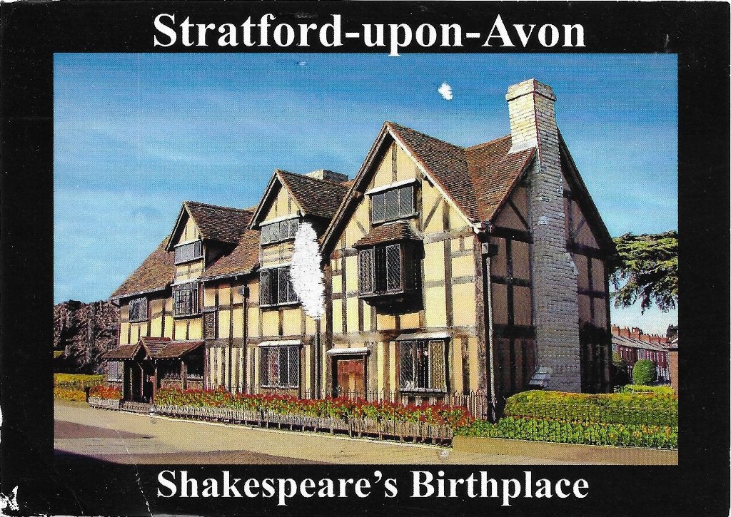 Ansichtkaart  Stratford-upon-Avon (Eng)	Shakespeare, Verzenden, 1980 tot heden, Gelopen, Engeland