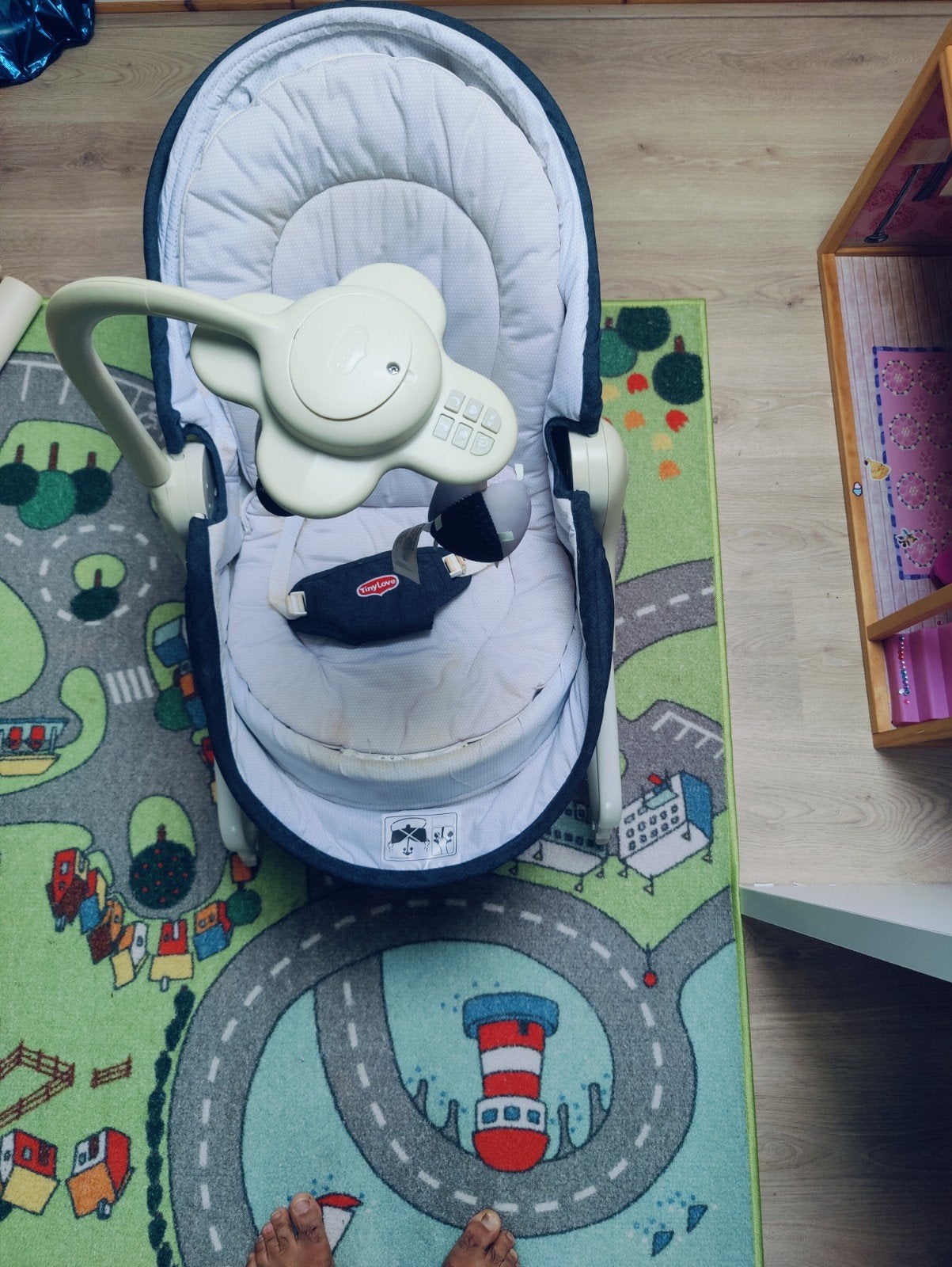 Tiny Love Wipstoel met speelboog, Kinderen en Baby's, Ophalen of Verzenden, Gebruikt