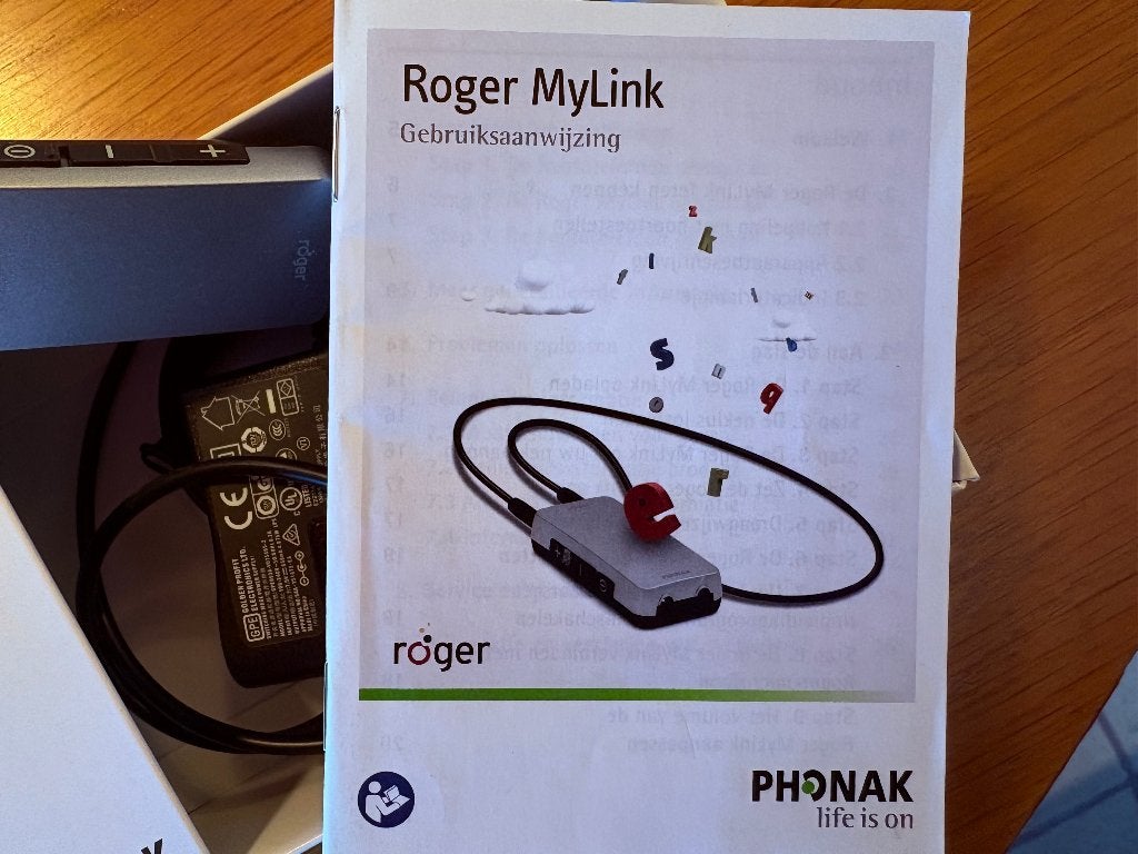 Phonak ROGER MyLink nek band ontvanger hoortoestel, Diversen, Verpleegmiddelen, Ophalen of Verzenden, Zo goed als nieuw