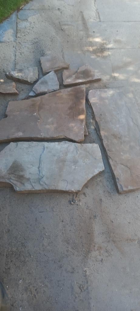 Stapstenen: 3 grote en 5 kleine, Ophalen, Gebruikt, Overige typen, Natuursteen