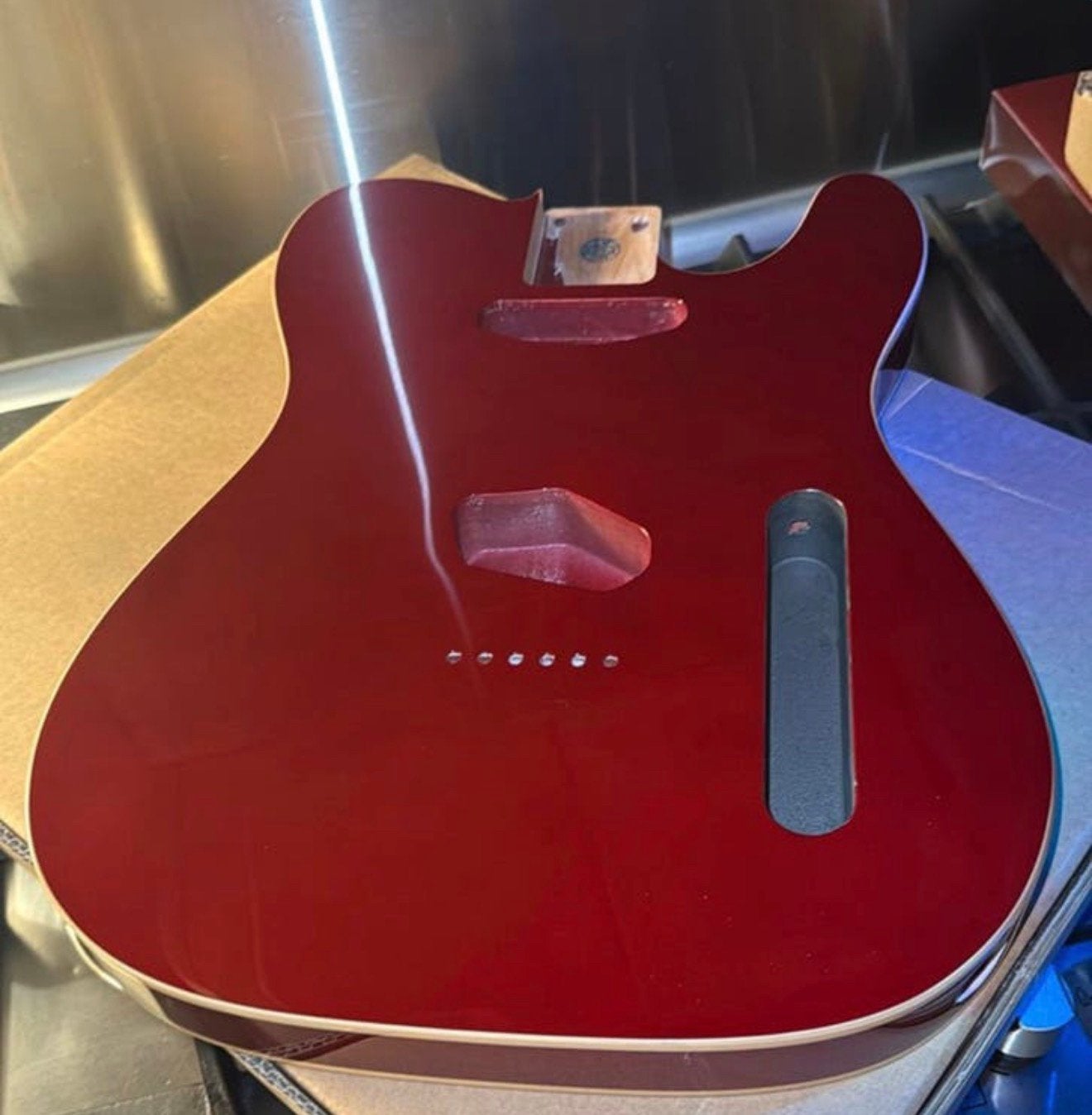 Telecaster DLX custom body Metallic red bindings ! New, Muziek en Instrumenten, Instrumenten | Onderdelen, Verzenden, Geen, Geen