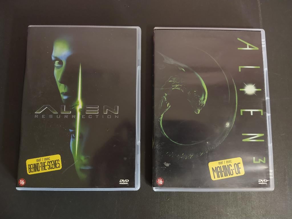 2x DVD Alien Resurrection en Alien 3, Alle leeftijden, Ophalen of Verzenden, Zo goed als nieuw, Science Fiction