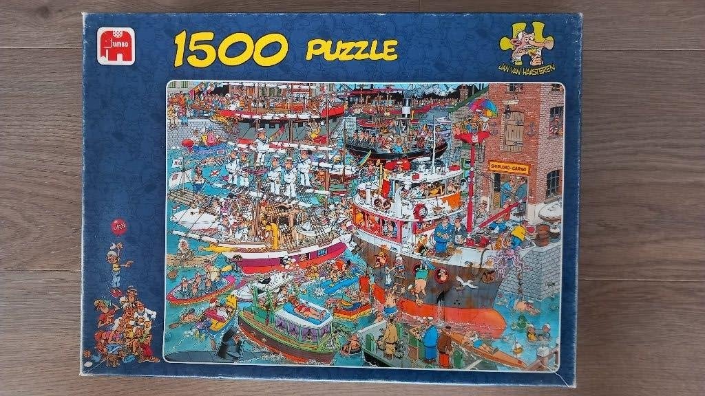Jan van Haasteren  "De Haven"     kopen of ruilen, Ophalen, 500 t/m 1500 stukjes, Zo goed als nieuw