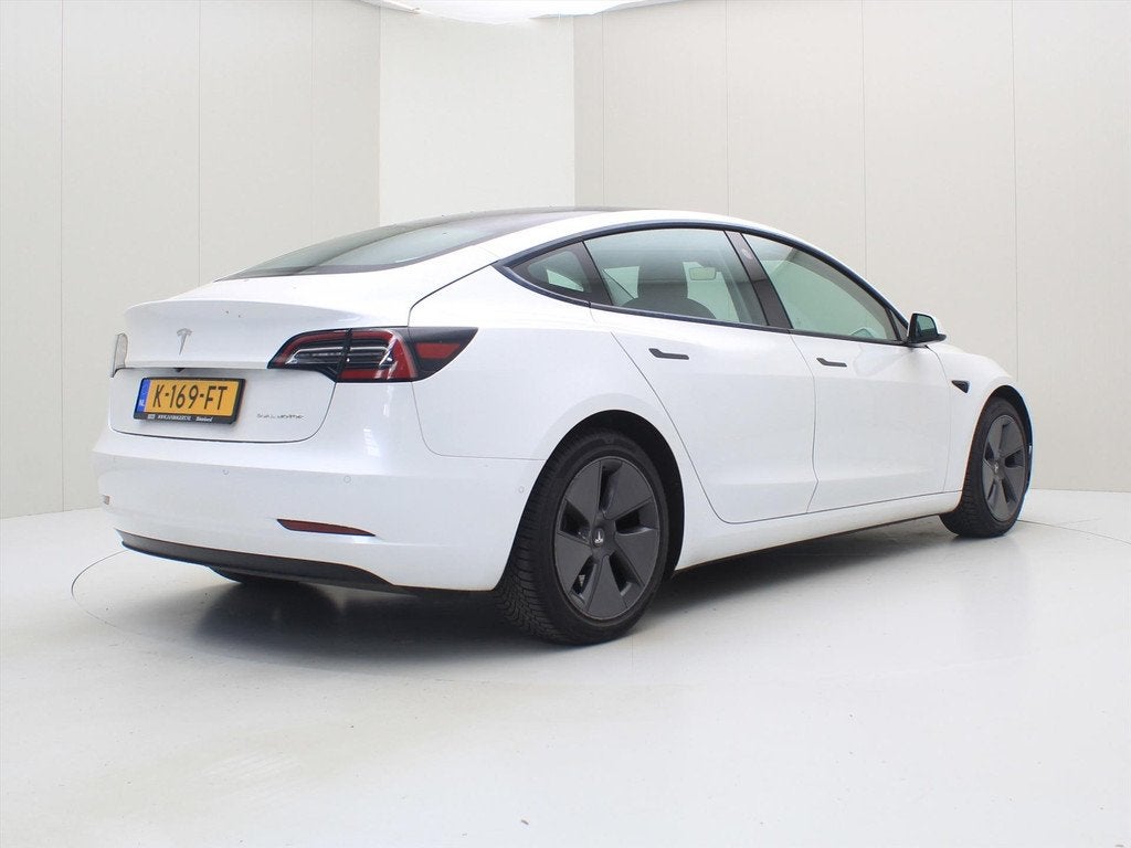 Tesla Model 3 Long-Range AWD 351pk 75 kWh 91.4% SoH FACELIFT, Automaat, Gebruikt, Zwart, Wit
