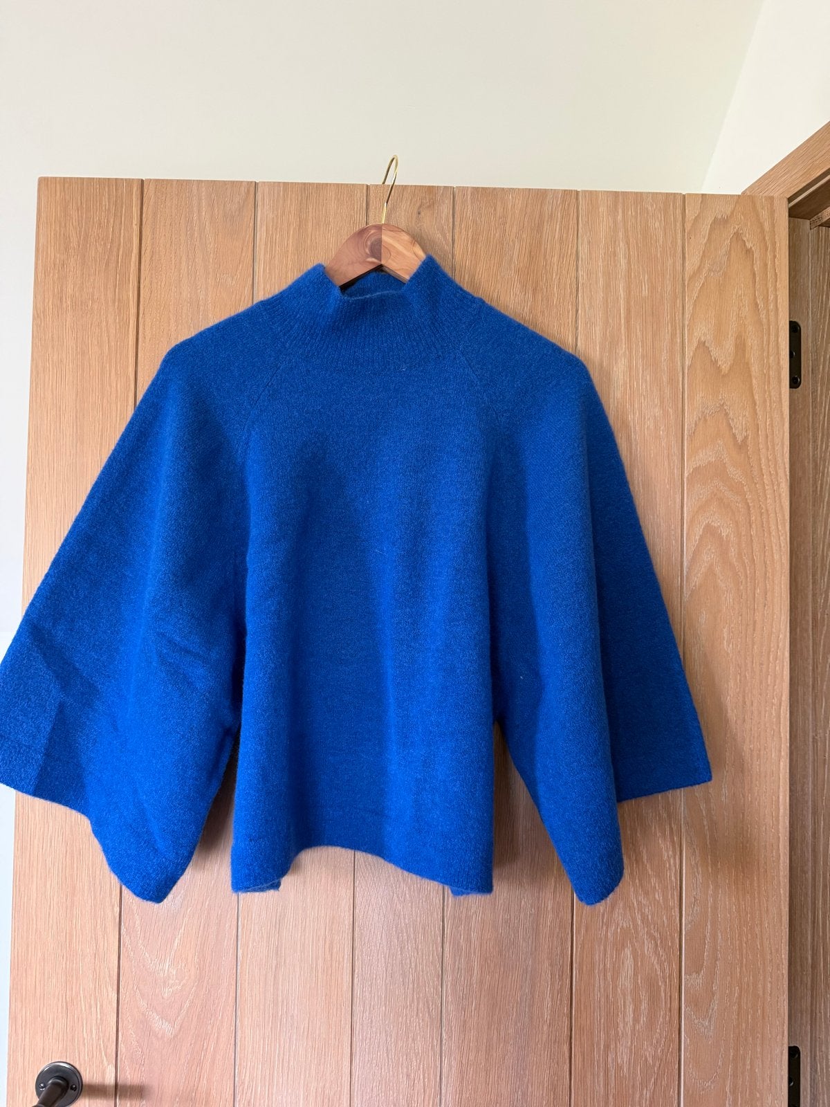 Zara blauwe gebreide  trui - Maat XL, Kleding | Dames, Truien en Vesten, Ophalen of Verzenden, Nieuw, Maat 46/48 (XL) of groter