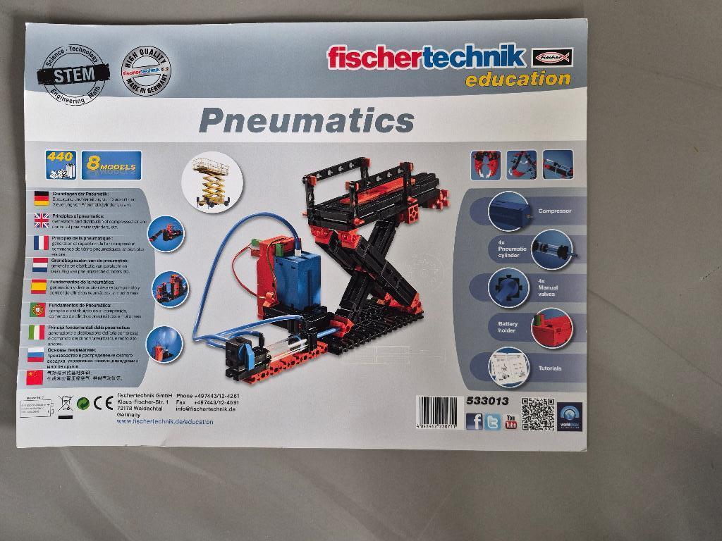 Fischertechnik 533013 STEM Pneumatics, Ophalen of Verzenden, Zo goed als nieuw, Groter dan 1:32
