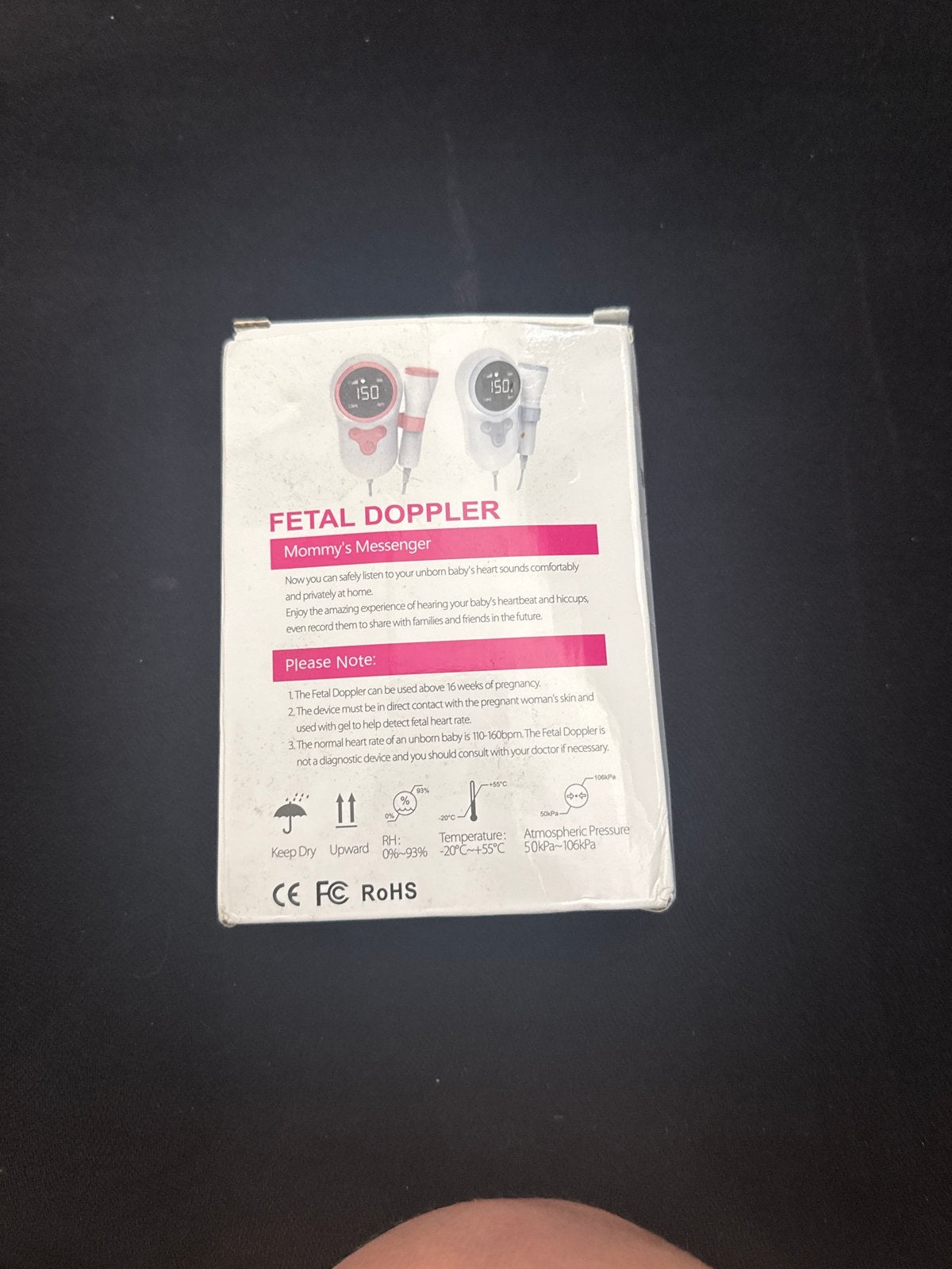Fetal Doppler - Luister naar de hartslag van je baby, Ophalen, Geen idee, Zo goed als nieuw, Fetal doppler